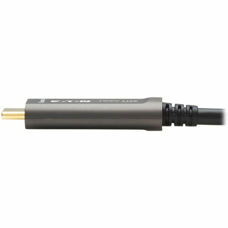 Tripp Lite by Eaton USB-C to USB-C Plenum-Rated Fiber Active Optical Cable (AOC) - 4K 60 Hz HDR 4:4:4 M/M Black 10 m (33 ft.) - Thumbnail 5