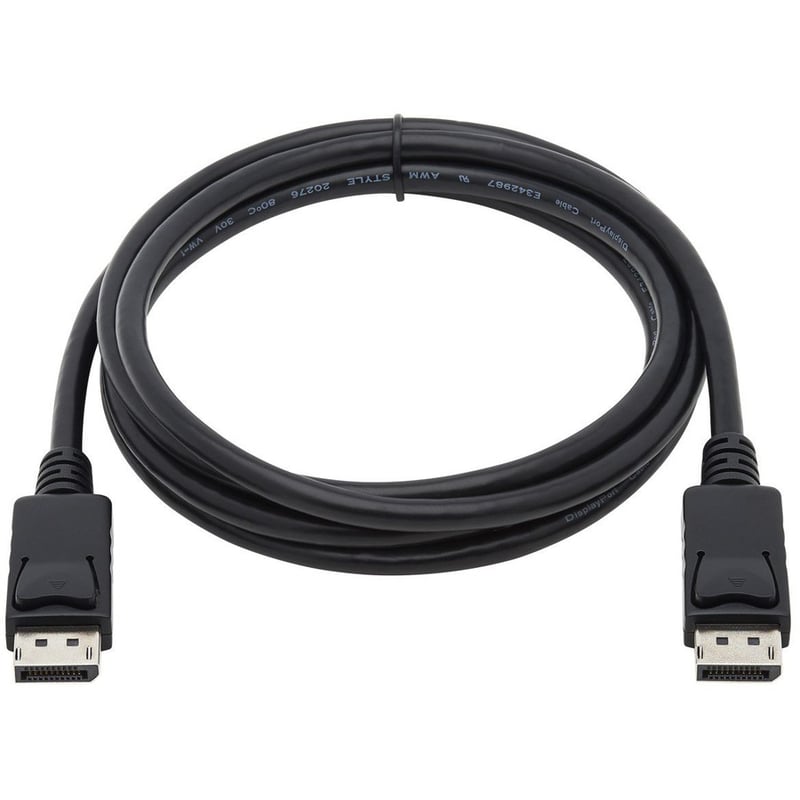 Eaton Tripp Lite Series DisplayPort Cable with Latching Connectors, 4K 60 Hz (M/M), Black, 6 ft. (1.83 m) - Thumbnail 2