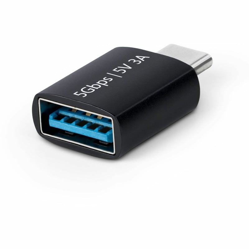 USB-C TO USB-A ADAPTER M/F USB 5GBPS COMPACT METAL HOUSING - Thumbnail 1