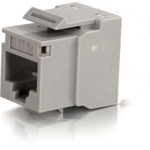 C2G Cat5E RJ45 UTP Keystone Jack - Gray - Thumbnail 2