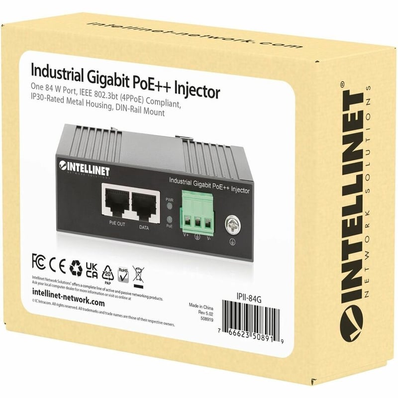 INDUSTRIAL GIGABIT POE++ INJECTOR - Thumbnail 5