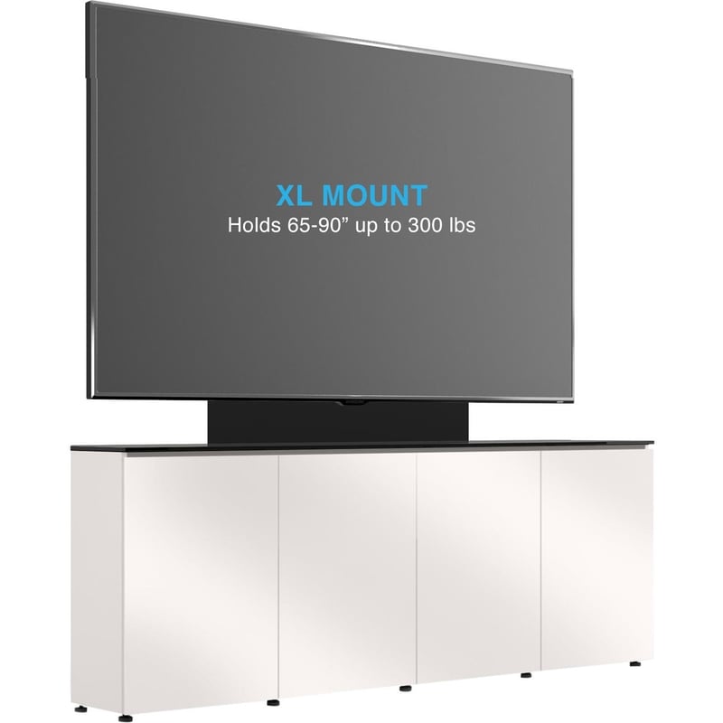 Salamander Designs 4-Bay with XL Single Monitor, Low-Profile Wall Cabinet - Thumbnail 1