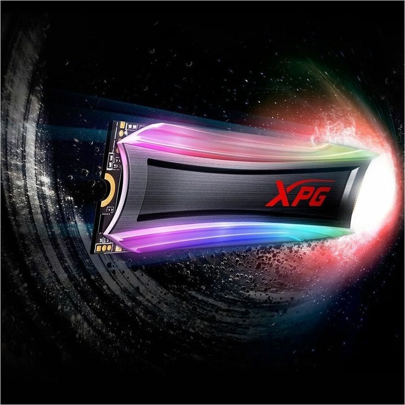 XPG SPECTRIX S40G AS40G-512GT-C 512 GB Solid State Drive - M.2 2280 Internal - PCI Express NVMe (PCI Express NVMe 3.0 x4) - Thumbnail 2