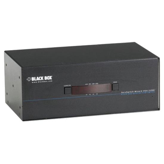 Black Box ServSwtich Wizard VGA, USB, Tri-Head Video - Thumbnail 2