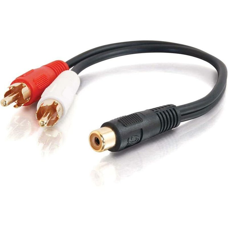 RCA FEMALE TO 2 RCA MALE Y-CBL - Thumbnail 1