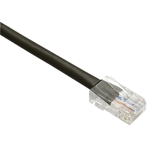 UNC CAT6 PATCH CABLE, 07 FT BLACK. HIGH-PERFORMANCE CAT6 ETHERNET CABLE DESIGNED