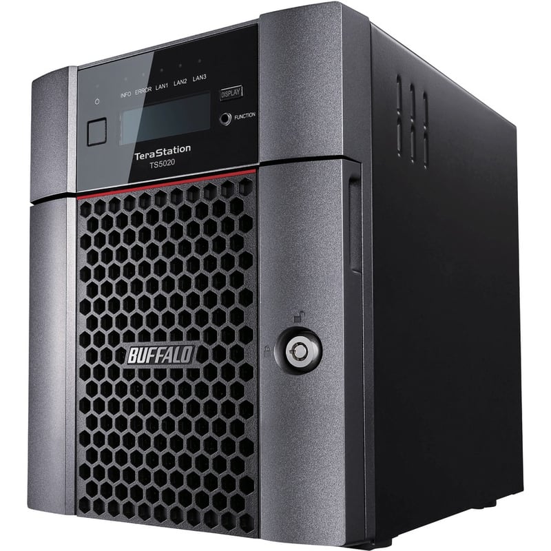BUFFALO TeraStation 5420 4-Bay 8TB (2x4TB) Business Desktop NAS Storage Hard Drives Included - Thumbnail 4