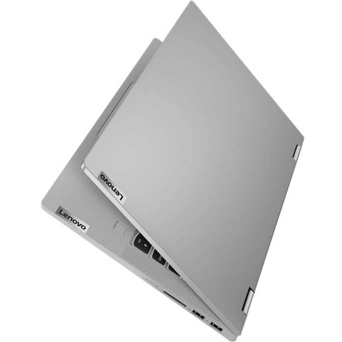 Lenovo IdeaPad Flex 5 14ALC05 82HU0084US 14" Touchscreen Convertible 2 in 1 Notebook - Full HD - 1920 x 1080 - AMD Ryzen 3 5300U Quad-core (4 Core) 2.60 GHz - 4 GB Total RAM - 128 GB SSD - Platinum Gray - Thumbnail 2