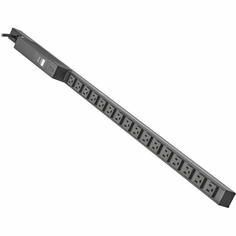 Tripp Lite by Eaton 1.44kW Single-Phase Local Metered PDU with ISOBAR Surge Protection, 120V, 3840 Joules, 16 NEMA 5-15R Outlets, 5-15P Input, 15 ft. Cord, 0U Vertical - Thumbnail 1