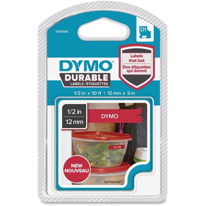 DY D1 DU 12MMX3M 1/2INX10FT WH/RD GLOBAL - Thumbnail 2