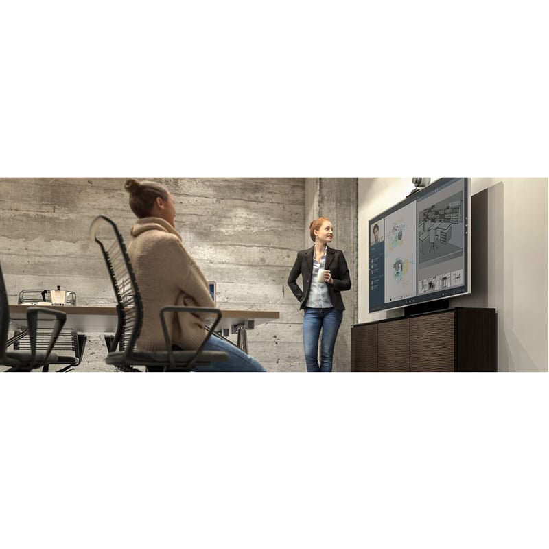 Salamander Designs 4 Bay, Single XL Monitor Low-profile, Wall Cabinet - Thumbnail 5