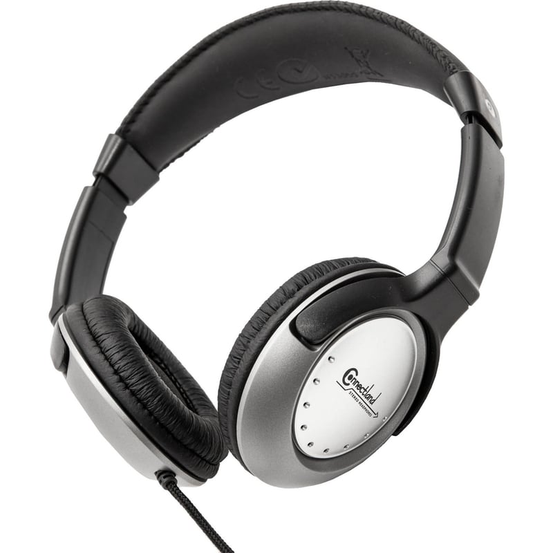 Connectland Stereo PC Headphone with In-line Contrlol and Microphone - Thumbnail 1