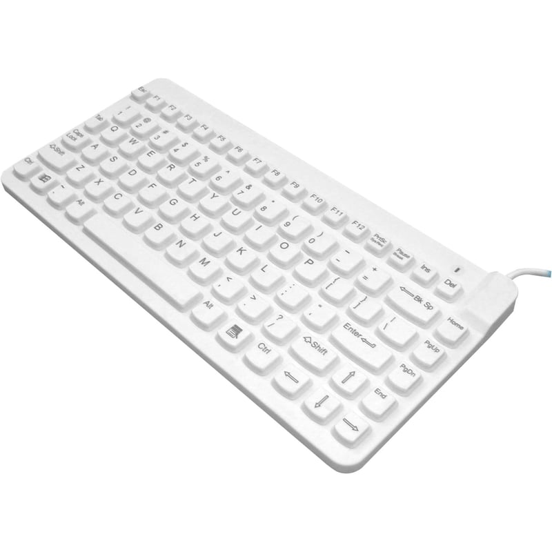 Man & Machine Premium Waterproof Disinfectable Silent 12" Keyboard - Thumbnail 1