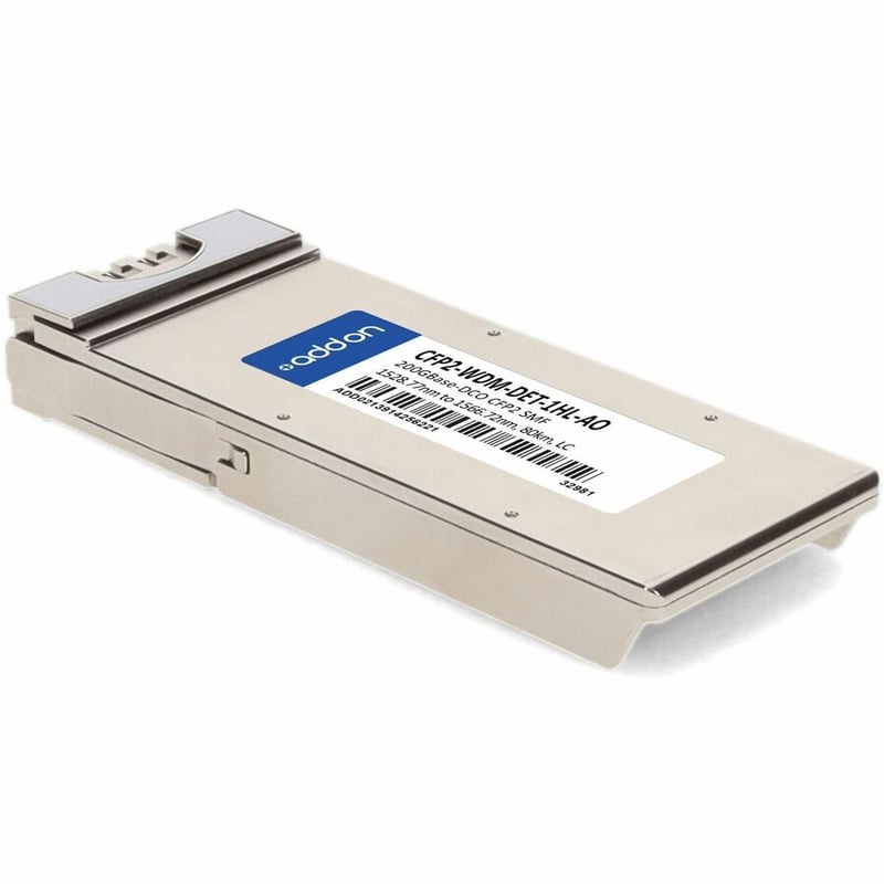 AddOn Cisco® CFP2-WDM-DET-1HL Compatible TAA 100/200GBase-DCO CFP2 Transceiver (SMF, 1528.77nm to 1568.36nm, 80km, LC) - Thumbnail 3
