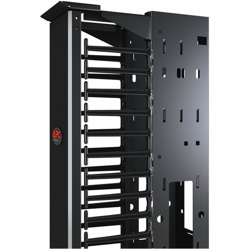 Performance, Vertical Cable Manager for 2 & 4 Post Racks, 84"H x 10"W, Double-Sided with Doors - Thumbnail 4