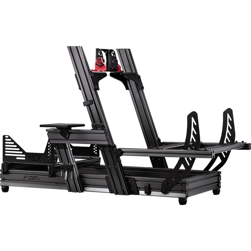 Next Level Racing F-GT Elite Formula & GT Aluminum Profile Simulator Cockpit - Front & Side Mount - Thumbnail 1