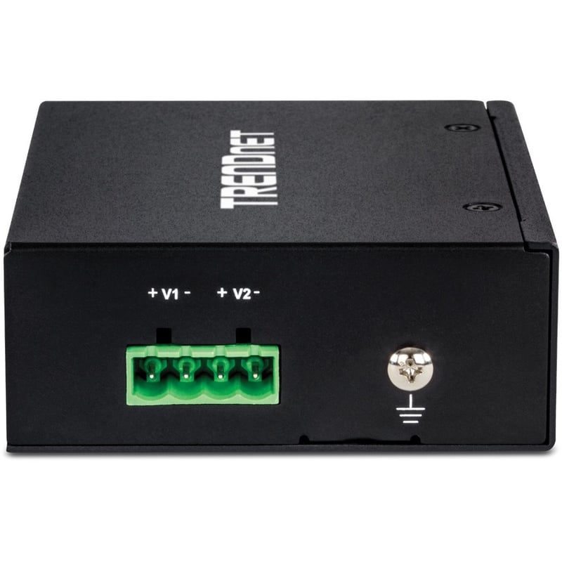 TRENDnet Hardened Industrial 90W Gigabit 4Ppoe Injector,4-Pair Power Over Ethernet, Poe(15.4W), Poe+(30W), 4Ppoe(90W)Power, IP30, DIN-Rail/Wall Mount Included, 4-Pair Poe Up to 100M (328 ft.),TI-IG90 - Thumbnail 3