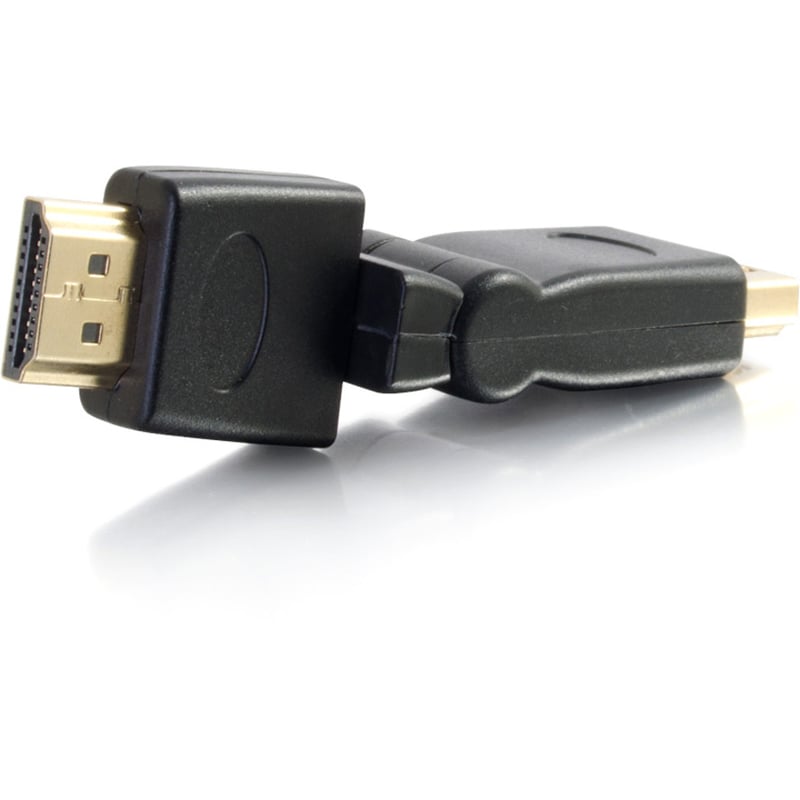 CABLES TO GO 30548 HDMI MALE TO FEMALE 360 DEGREE ADAPTER - 0.8 IN LENGTH - BLAC - Thumbnail 5