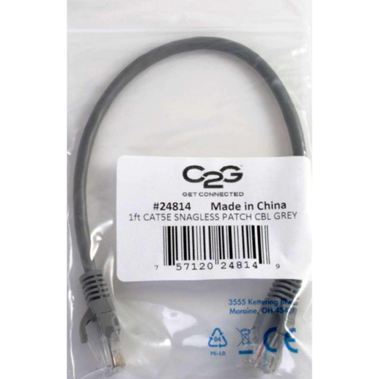 PATCH CABLE - UNSHIELDED TWISTED PAIR (UTP) - MALE LEFT GENDER - MALE RIGHT GEND - Thumbnail 5