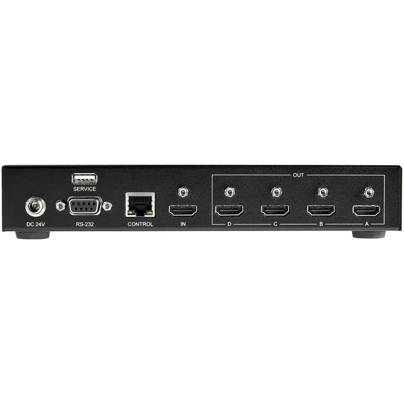 StarTech.com 2x2 HDMI Video Wall Controller, 4K 60Hz Input to 4x 1080p Output, 1 to 4 Port Multi-Screen Processor, RS-232/Ethernet Control - Thumbnail 3