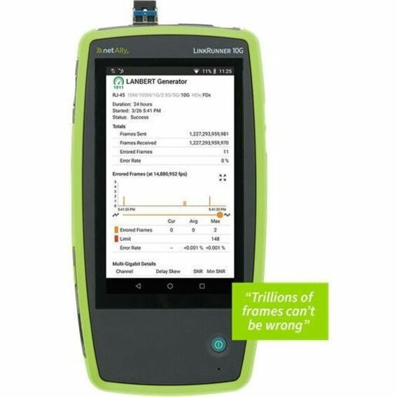 NetAlly LinkRunner LR10G-100 Network Testing Device - Thumbnail 5