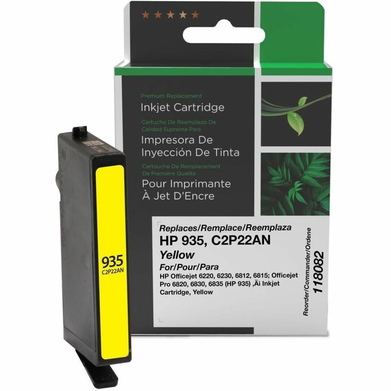 Clover Imaging Remanufactured Yellow Ink Cartridge for HP 935 (C2P22AN) - Thumbnail 1