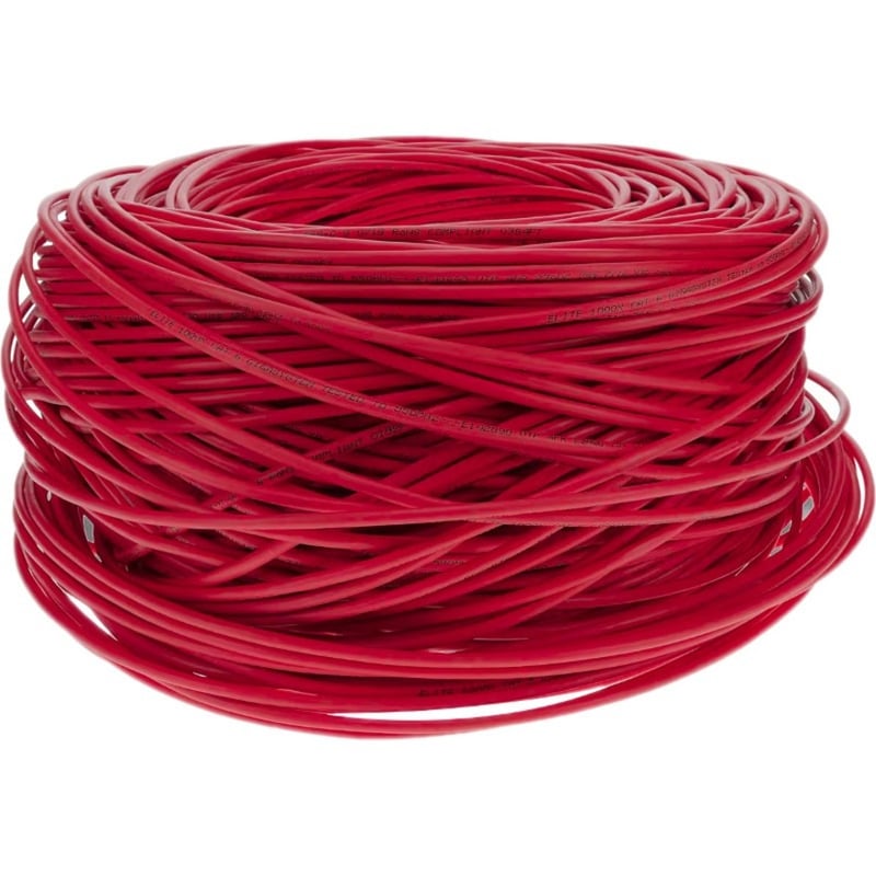 AddOn 1000ft Non-Terminated Red CAT 6 Shielded PVC Bulk Cable - Thumbnail 5