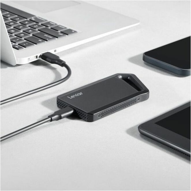 Lexar Professional SL600 2 TB Solid State Drive - External - Graphite Gray - Thumbnail 4