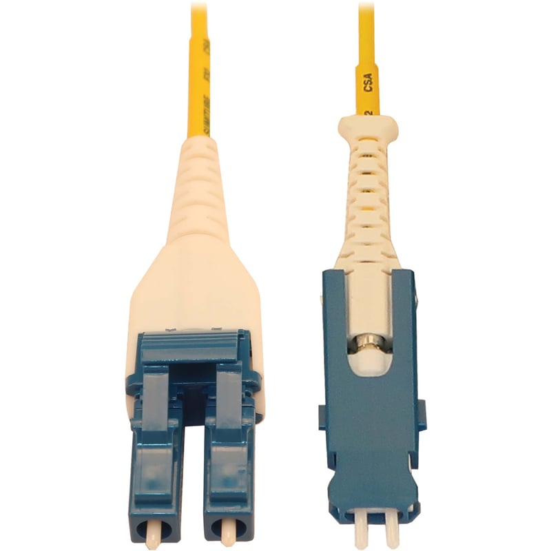Tripp Lite by Eaton 40/100/400G Singlemode 9/125 OS2 Fiber Optic Cable (Duplex SN-UPC to Duplex LC-UPC M/M) LSZH Yellow 1 m (3.3 ft.) - Thumbnail 1