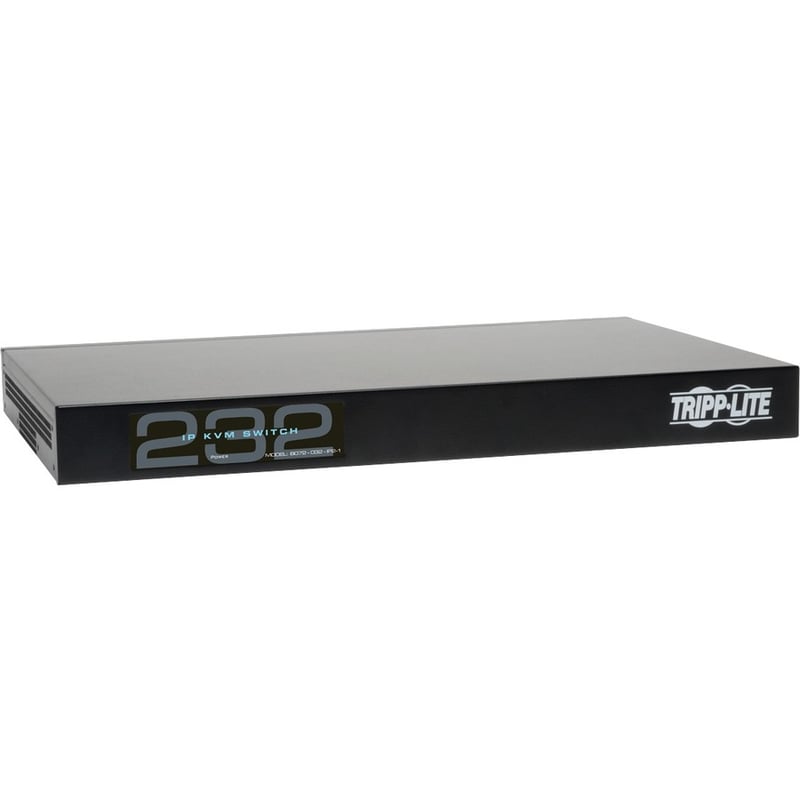 Tripp Lite by Eaton NetCommander 32-Port Cat5 KVM over IP Switch - 2 Remote + 1 Local User 16 USB Dongles 1U Rack-Mount - Thumbnail 3