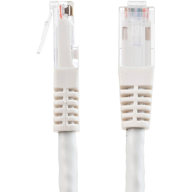 StarTech.com 1ft CAT6 Ethernet Cable - White Molded Gigabit - 100W PoE UTP 650MHz - Category 6 Patch Cord UL Certified Wiring/TIA - Thumbnail 2
