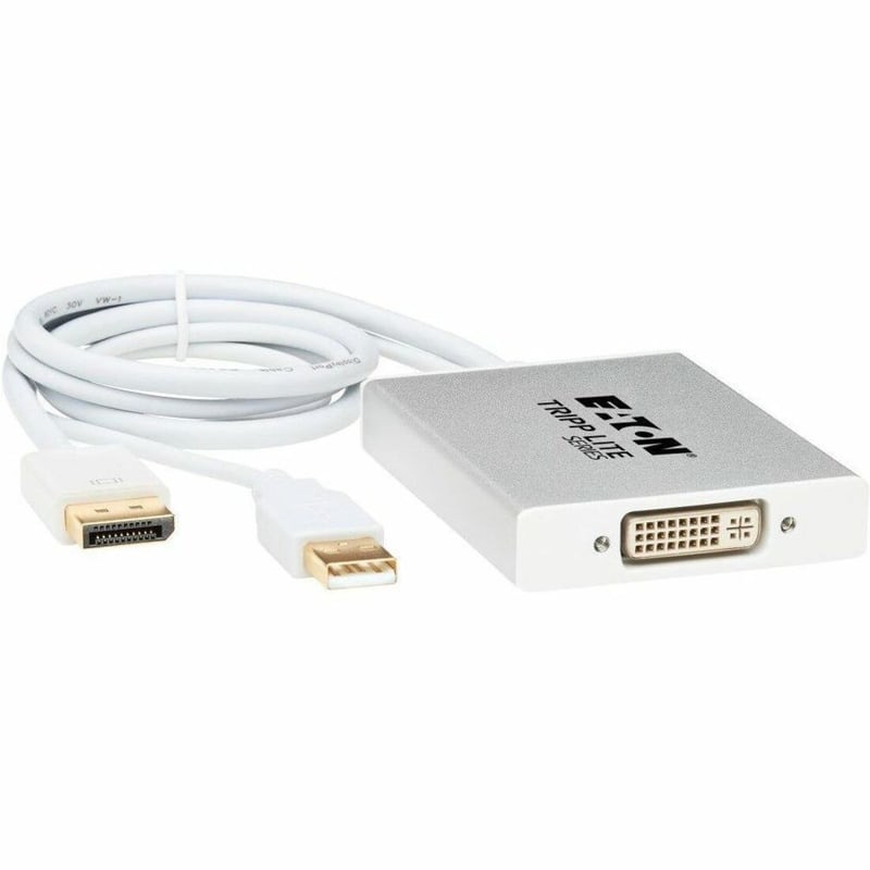 Eaton Tripp Lite Series DisplayPort to DVI Dual-Link Active Adapter Video Converter (M/F), 6-in. (15.24 cm) - Thumbnail 1