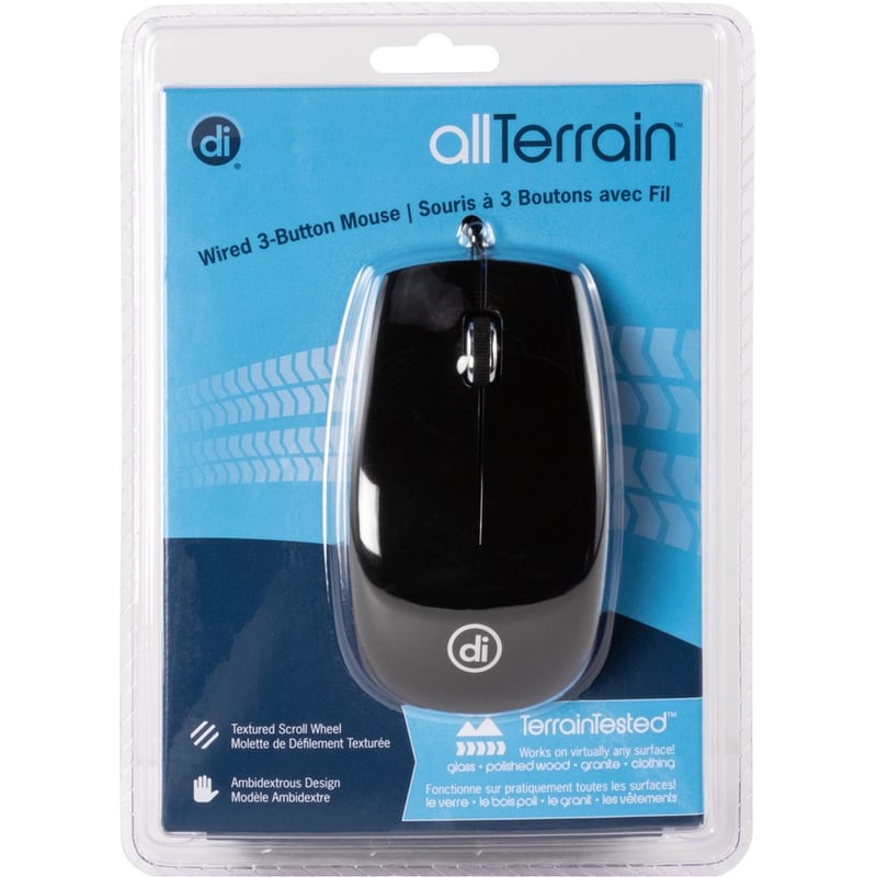 Digital Innovations AllTerrain Wired 3-Button Mouse - Thumbnail 4