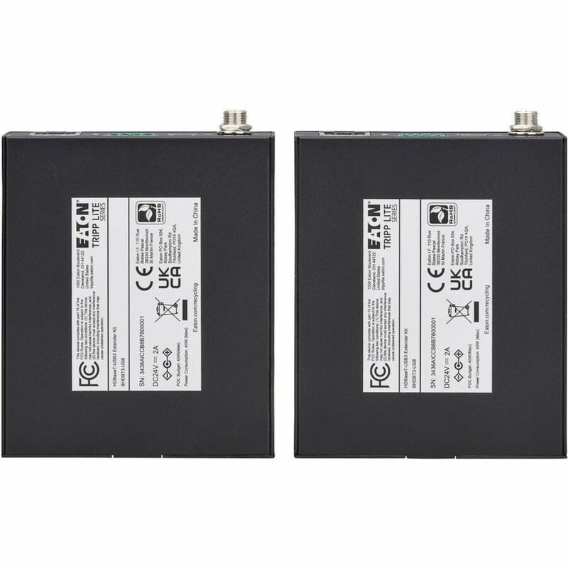 HDBASET-USB3 CAT6A EXTENDER KIT 4 USB-A 3.2 GEN 1 POC RS-232 TAA - Thumbnail 3