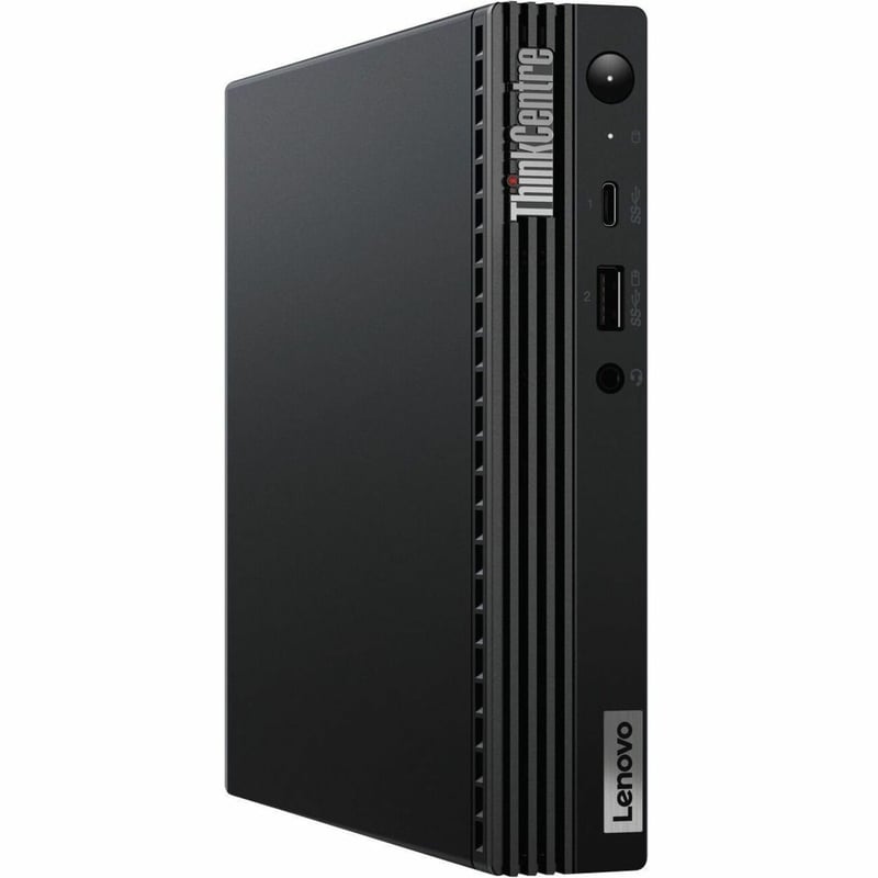 Lenovo ThinkCentre M75q Gen 2 11JN008AUS Desktop Computer - AMD Ryzen 5 PRO 5650GE Hexa-core (6 Core) 3.40 GHz - 8 GB RAM DDR4 SDRAM - 128 GB M.2 PCI Express NVMe 3.0 x2 SSD - Tiny - Black - Thumbnail 1