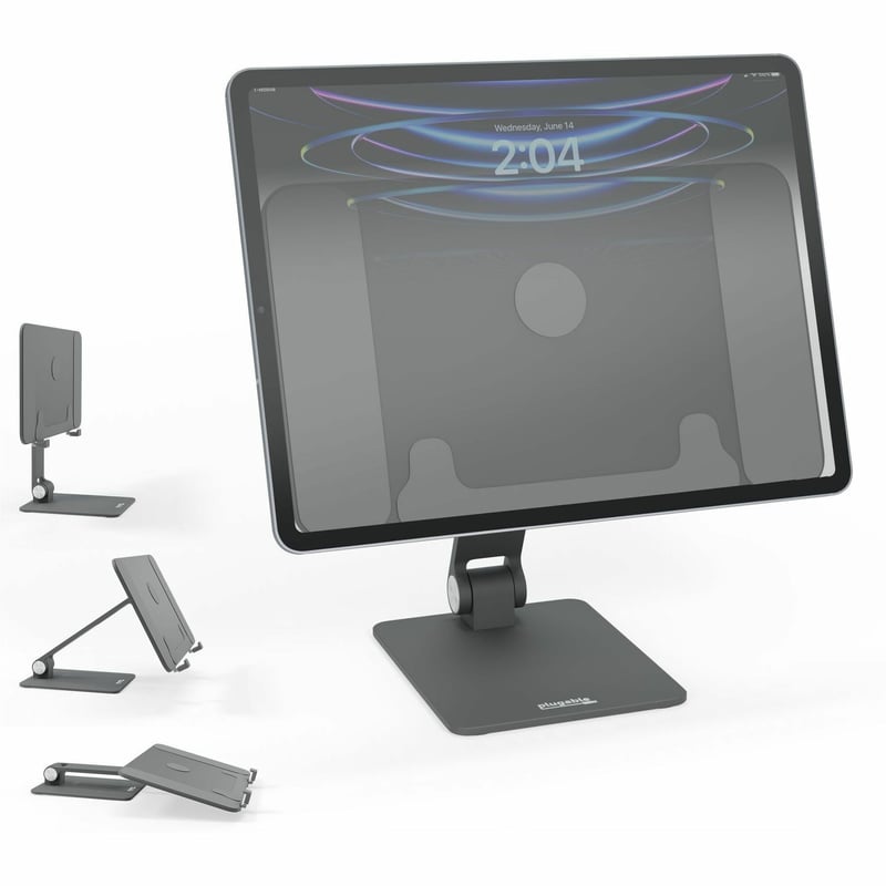 Plugable Magnetic Tablet Holder for MagSafe iPad Pro 12.9 Stand Portable - Thumbnail 1