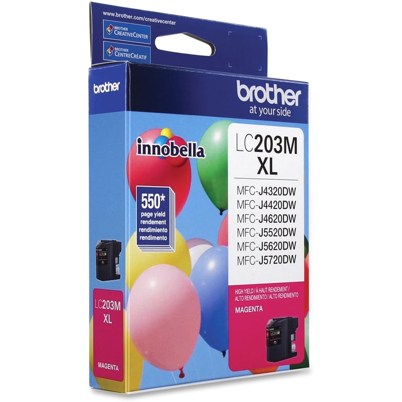Brother Genuine Innobella LC203M High Yield Magenta Ink Cartridge - Thumbnail 3