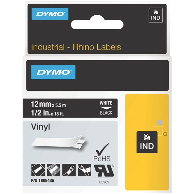RHINO 1/4IN WHITE PERM POLY-6MM - THIS ITEM IS SUITABLE FOR USE IN RHINOPRO 3000