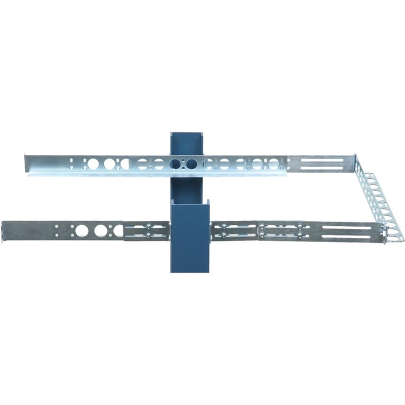 Rack Solutions 1U 2Post Universal Rail with Wirebar - Thumbnail 4