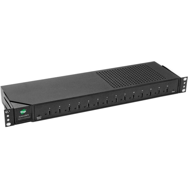 Digi HUBPORT/14 19" 14-port USB Hub - Thumbnail 1