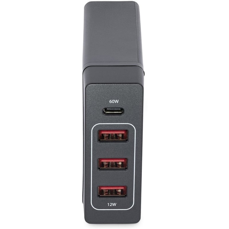StarTech.com USB-C Charging Station, 72W, 1x USB-C + 3x USB-A, Portable Charger with PD, Laptop Replacement Charger, USB-C Power Adapter - Thumbnail 3