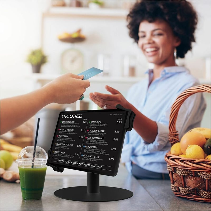 CTA Digital Universal Grip Kiosk Stand for Tablets - Thumbnail 5