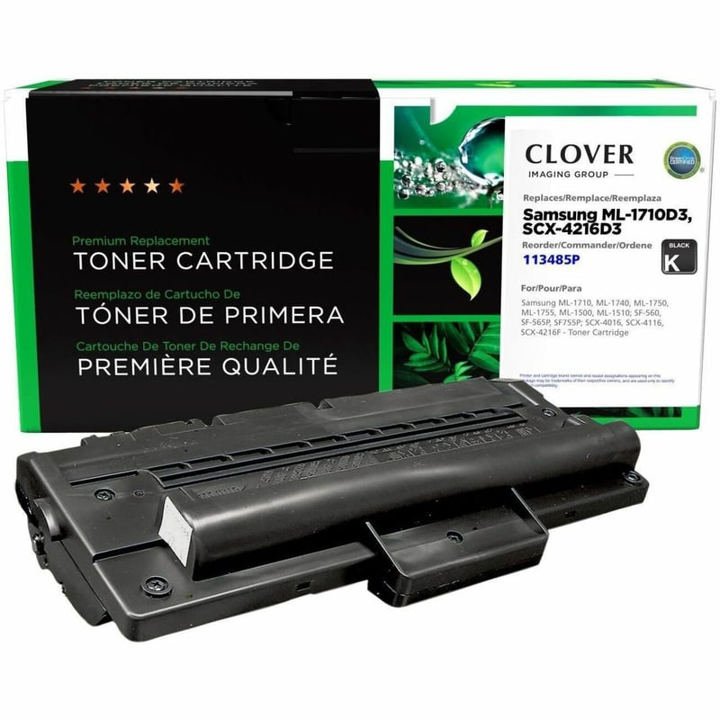 Clover Imaging Remanufactured Toner Cartridge for Samsung ML-1710D3/SCX-4216D3 - Thumbnail 1