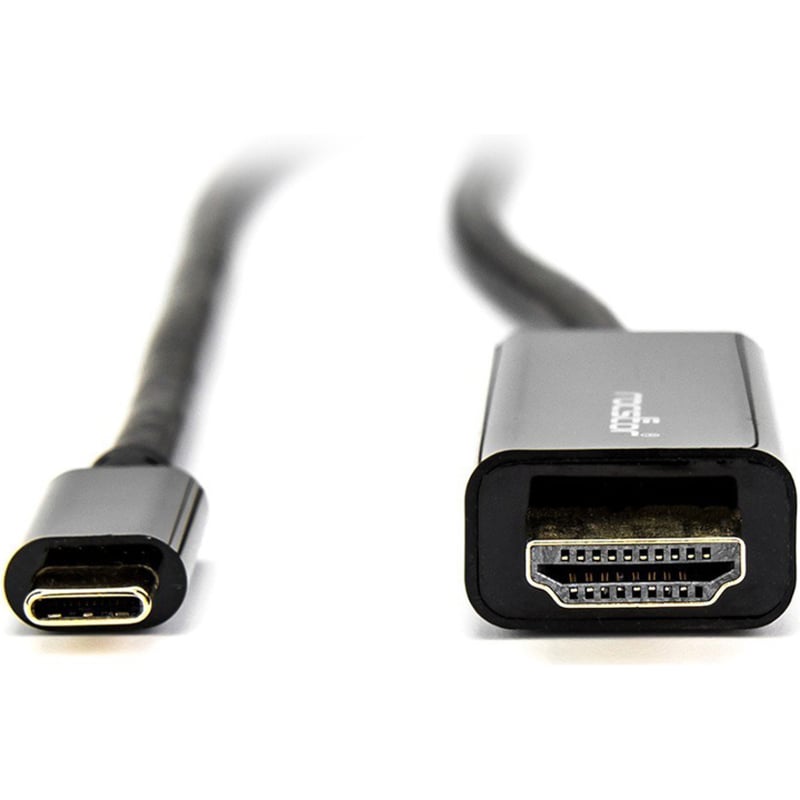 Rocstor premium 6ft USB-C to HDMI Cable M/M - USB Type-C to HDMI Male to Male 6 ft (2m) - USB Type C supports up to 4K 30Hz - USB-C to HDMI cable for Notebooks, Computers, Projector, Monitor, Workstation, Audio/Video Devices, Chro - Thumbnail 5