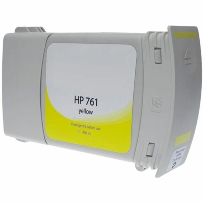 WF Remanufactured Yellow Wide Format Ink Cartridge for HP 761 (CM992A) - Thumbnail 1