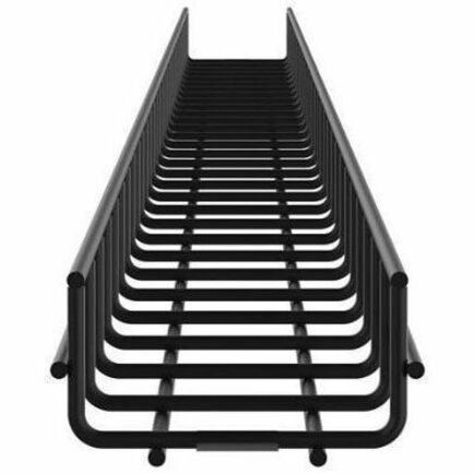 Panduit Wire Basket 2"H x 4" W, Black Powdered Coat - Thumbnail 3
