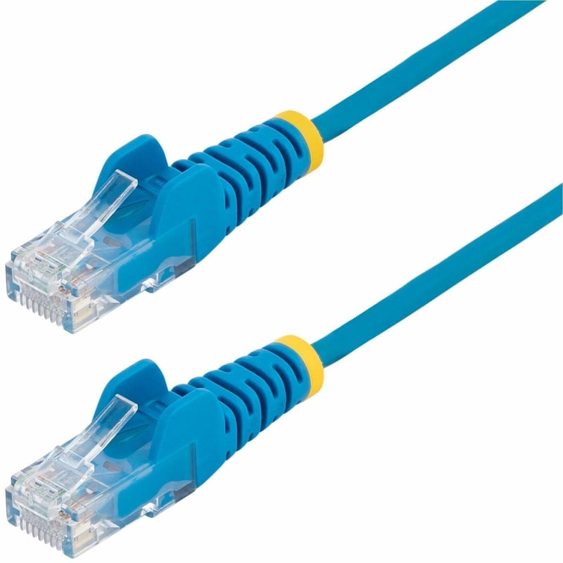 SLIM CAT6 CABLE BLUE LSZH SLIM SNAGLESS RJ45 UTP PATCH CABLE - Thumbnail 1