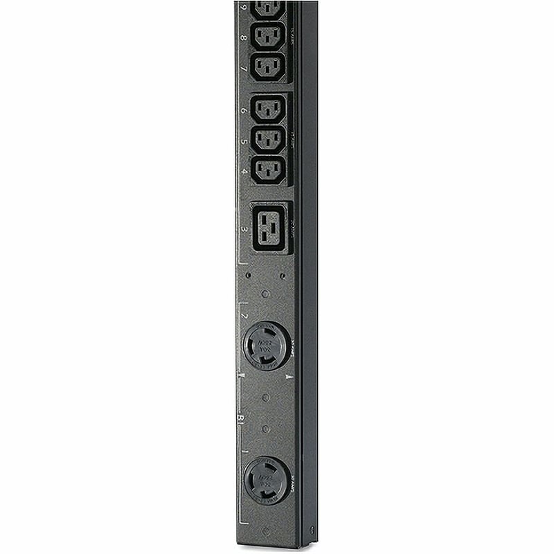 APC NetShelter Metered Rack PDU, Zero U, 14.4kW, 208V, 24 C13, 4 C19, 2 NEMA L6-30R outlet - Thumbnail 3