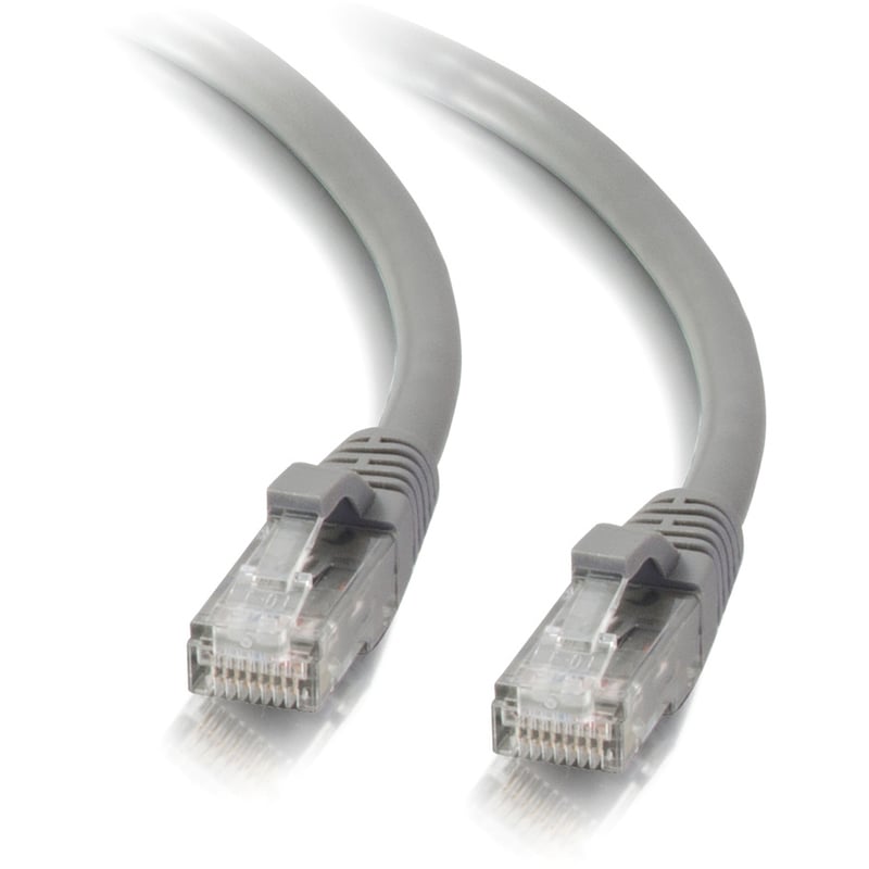 50FT CAT5E GREY UTP PATCH MOLDED SNAGLESS - Thumbnail 3