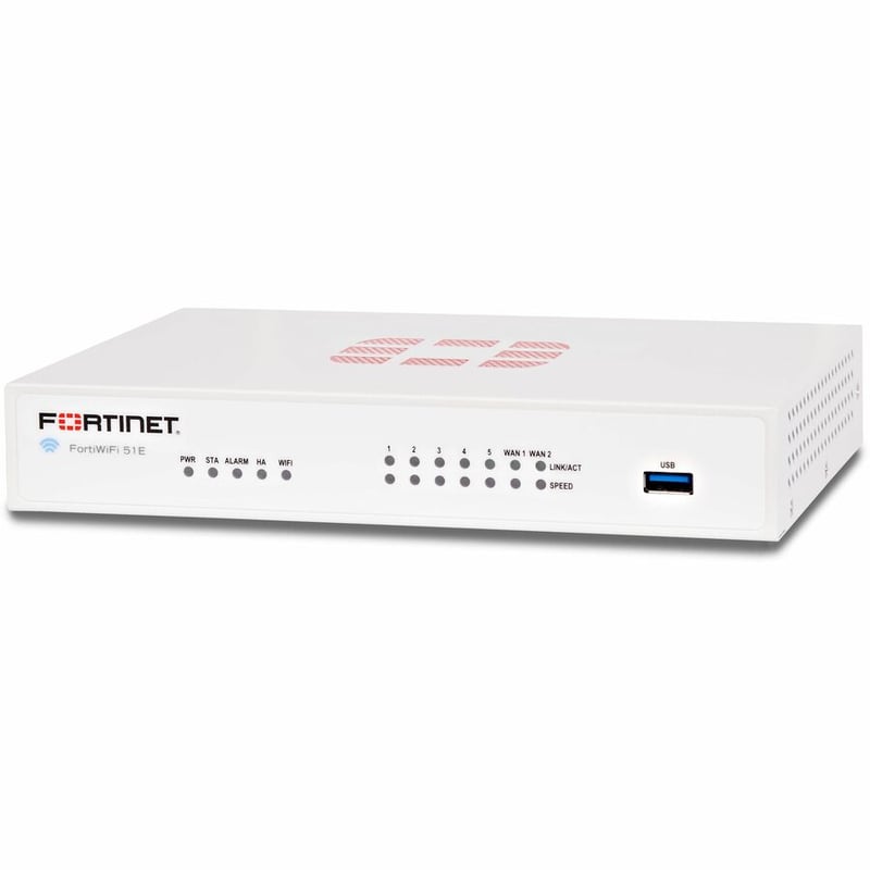 Fortinet FortiWifi FWF-51E Network Security/Firewall Appliance - Thumbnail 2